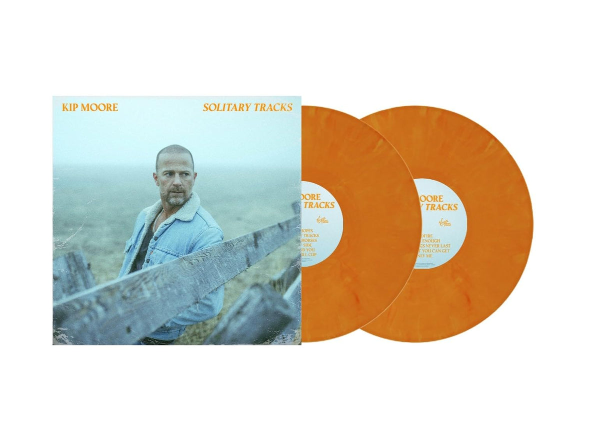 Kip Moore – SOLITARY TRACKS (LP) by KIP MOORE vinyl record cover