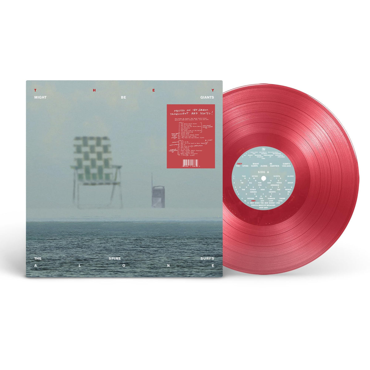 They Might Be Giants – The Spine Surfs Alone: Rarities 1998-2005 vinyl record cover