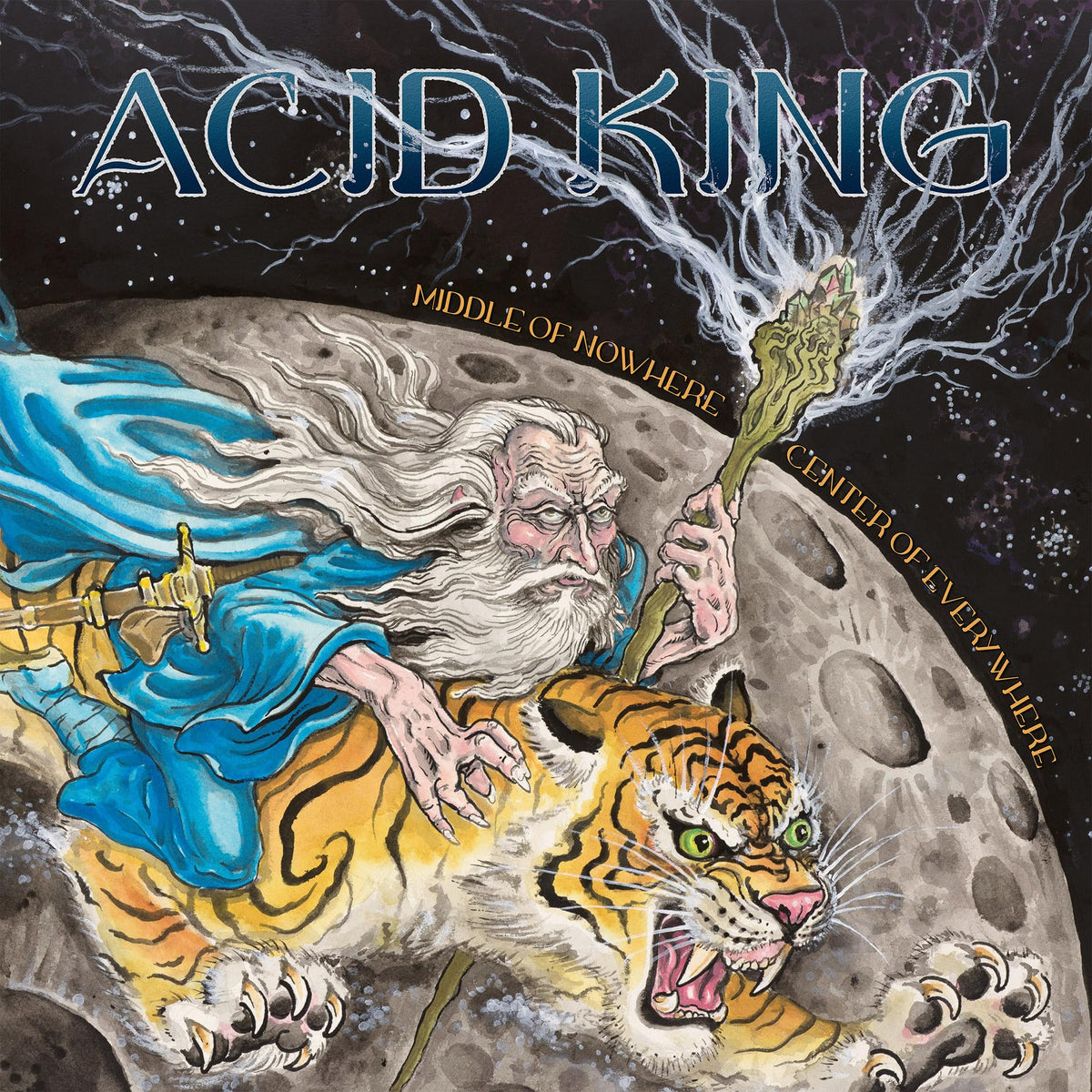 Acid King – Middle Of Nowhere / Center Of Everywhere vinyl record cover