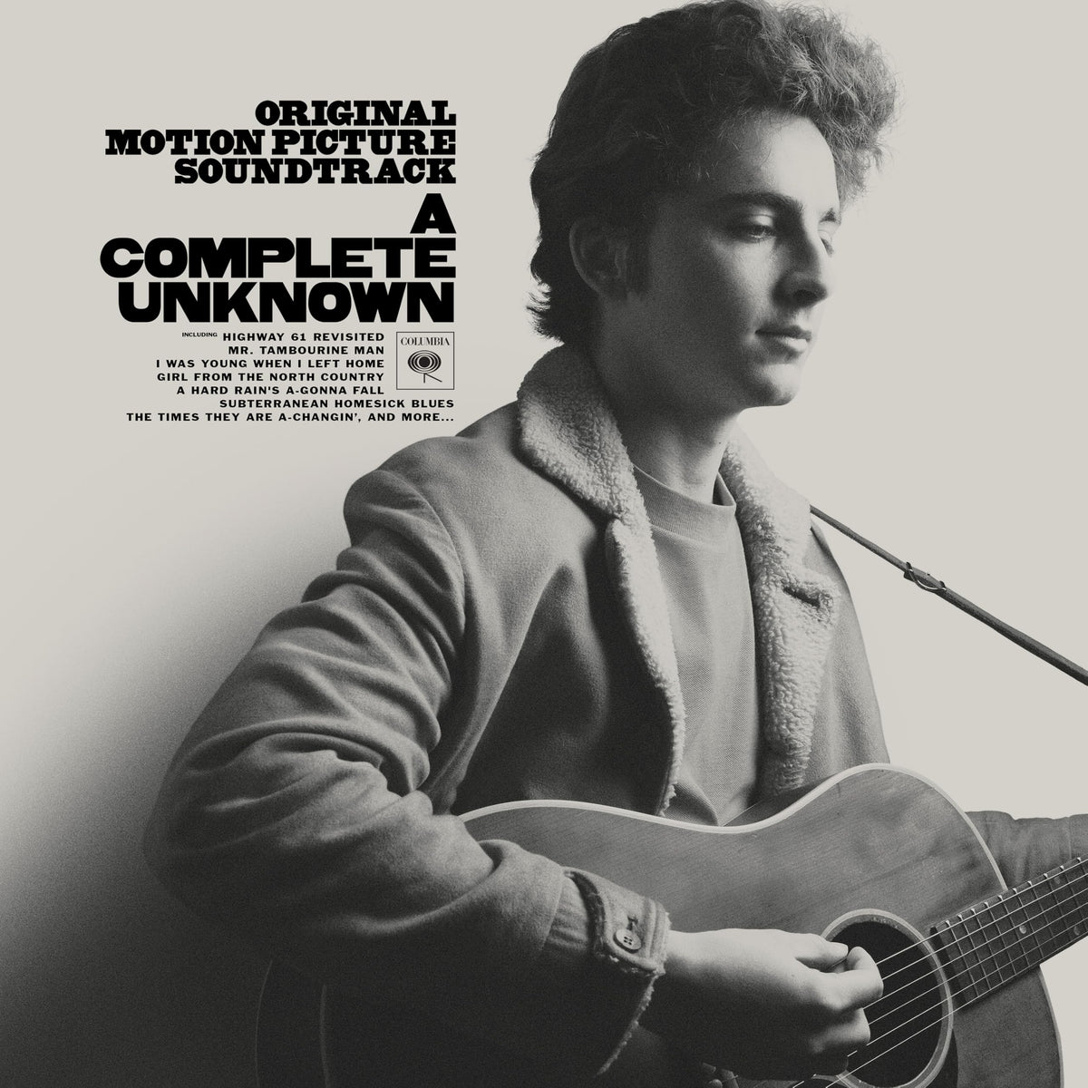 Timothée Chalamet – A Complete Unknown vinyl record cover