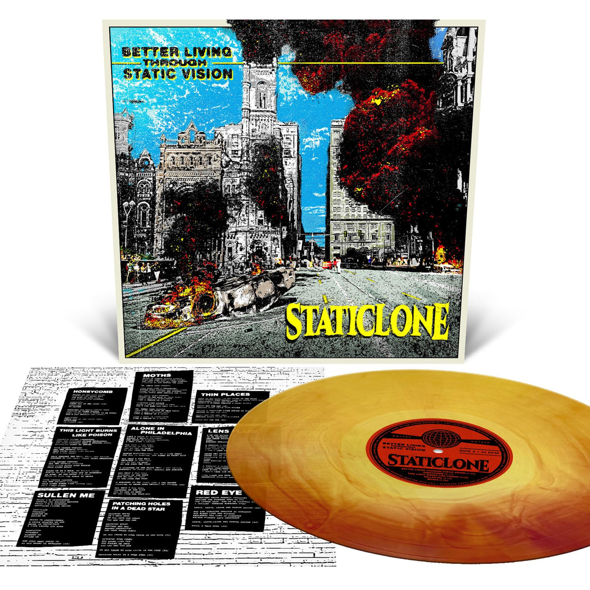 Staticlone – Better Living Through Static Vision vinyl record cover