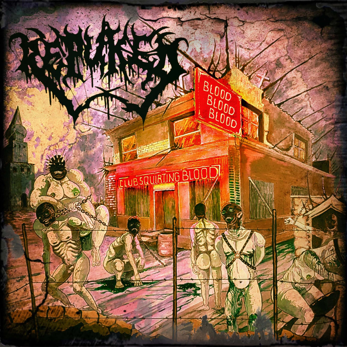 Repuked – Club Squirting Blood vinyl record cover