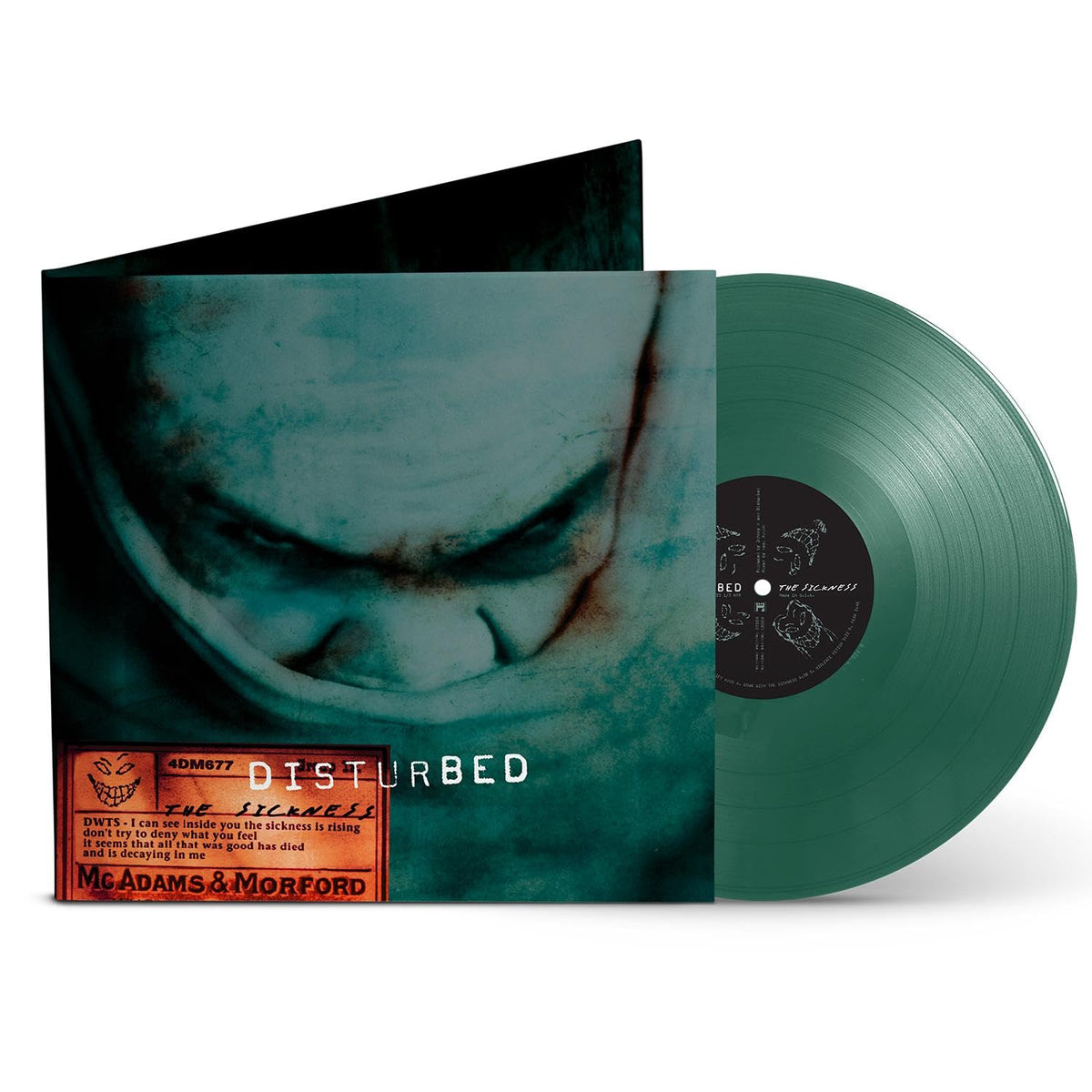 Disturbed – The Sickness vinyl record cover