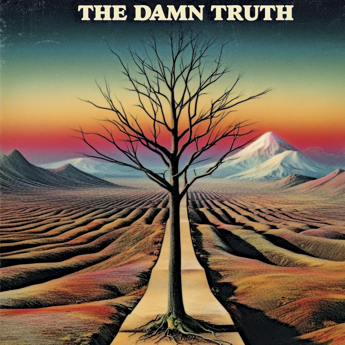 The Damn Truth – The Damn Truth (Transparent Blue Splatter Vinyl) (LP) by Damn Truth,The vinyl record cover