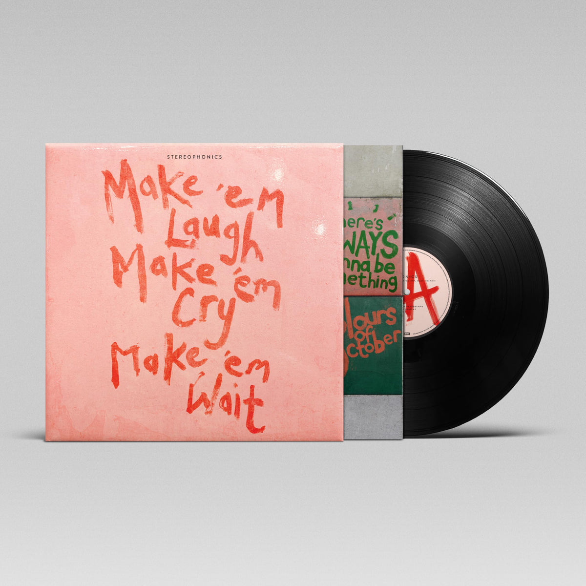Stereophonics – Make 'Em Laugh, Make 'Em Cry, Make 'Em Wait vinyl record cover