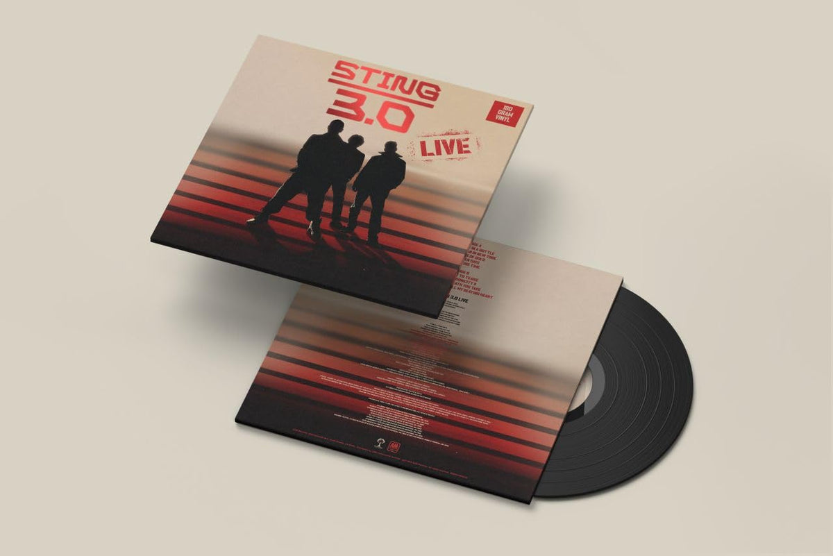 Sting – 3 0 LIVE (LP) by STING vinyl record cover