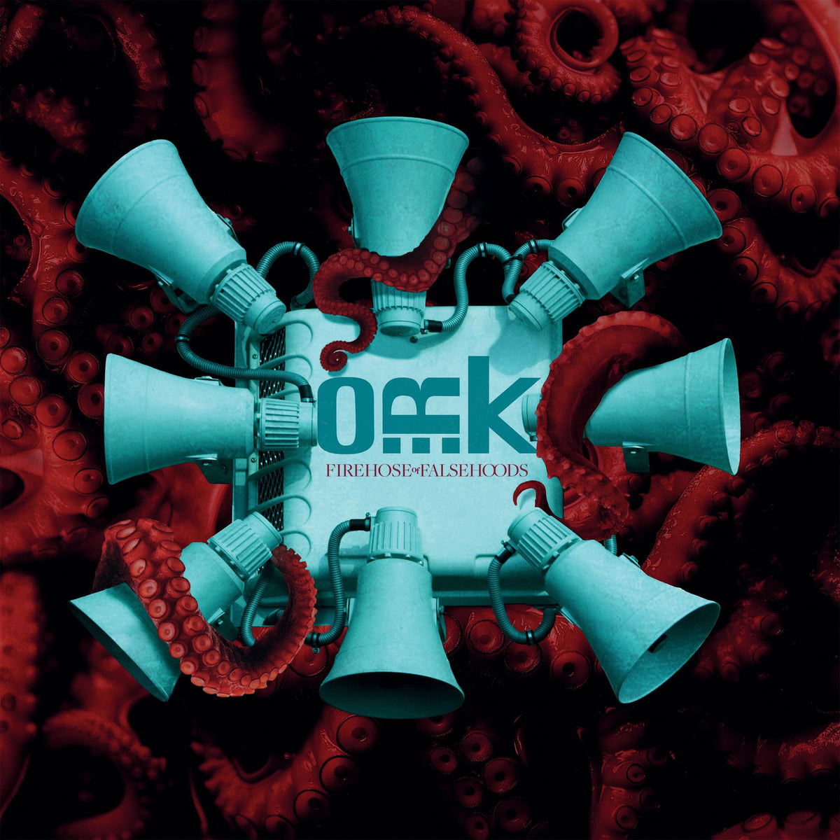 O.R.k. – Firehose of Falsehoods vinyl record cover