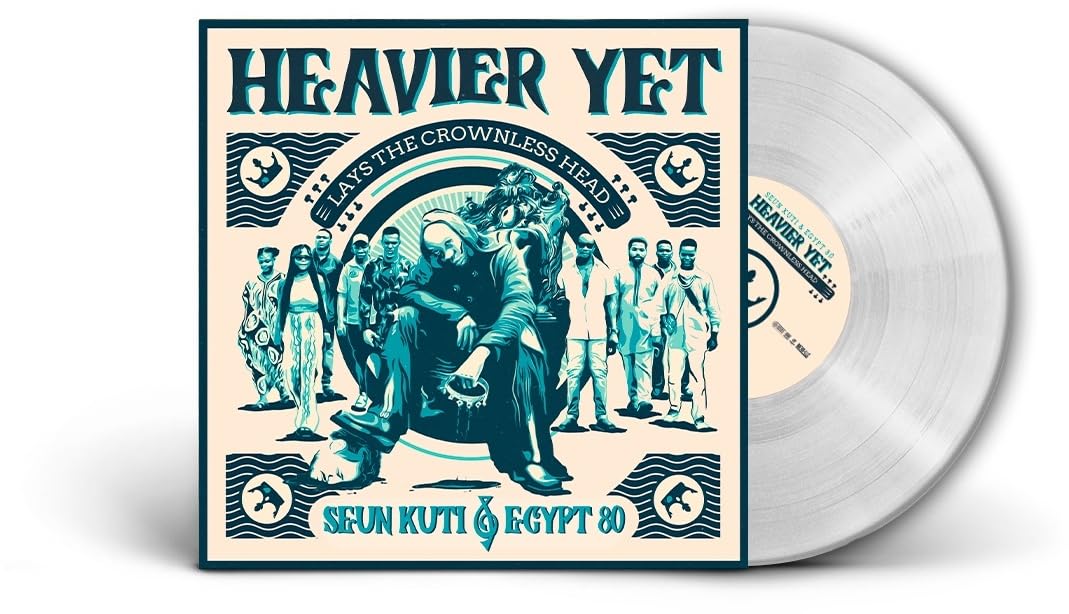 Seun Kuti & Egypt 80 – Heavier Yet (Lays The Crownless Head) (Coloured Vinyl) vinyl record cover