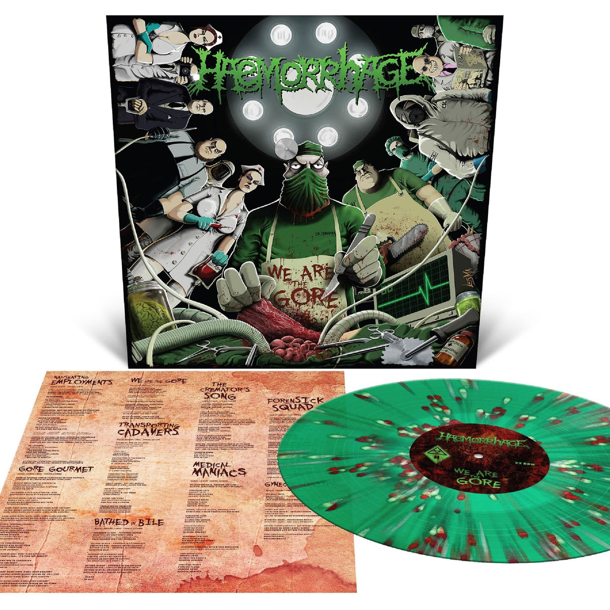 Haemorrhage – We Are the Gore vinyl record cover