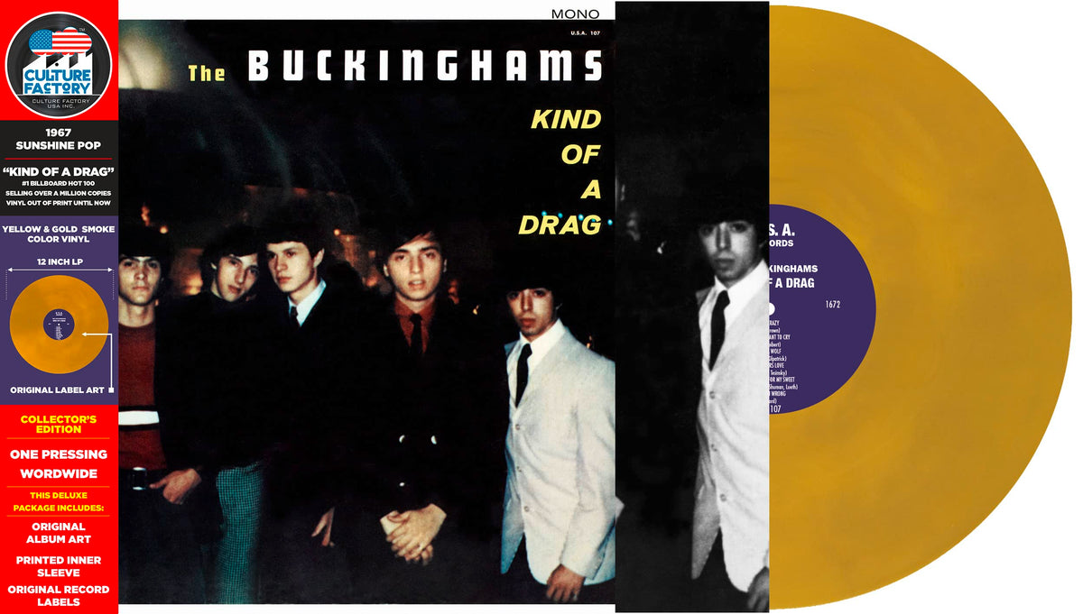 The Buckinghams – Kind of a Drag vinyl record cover