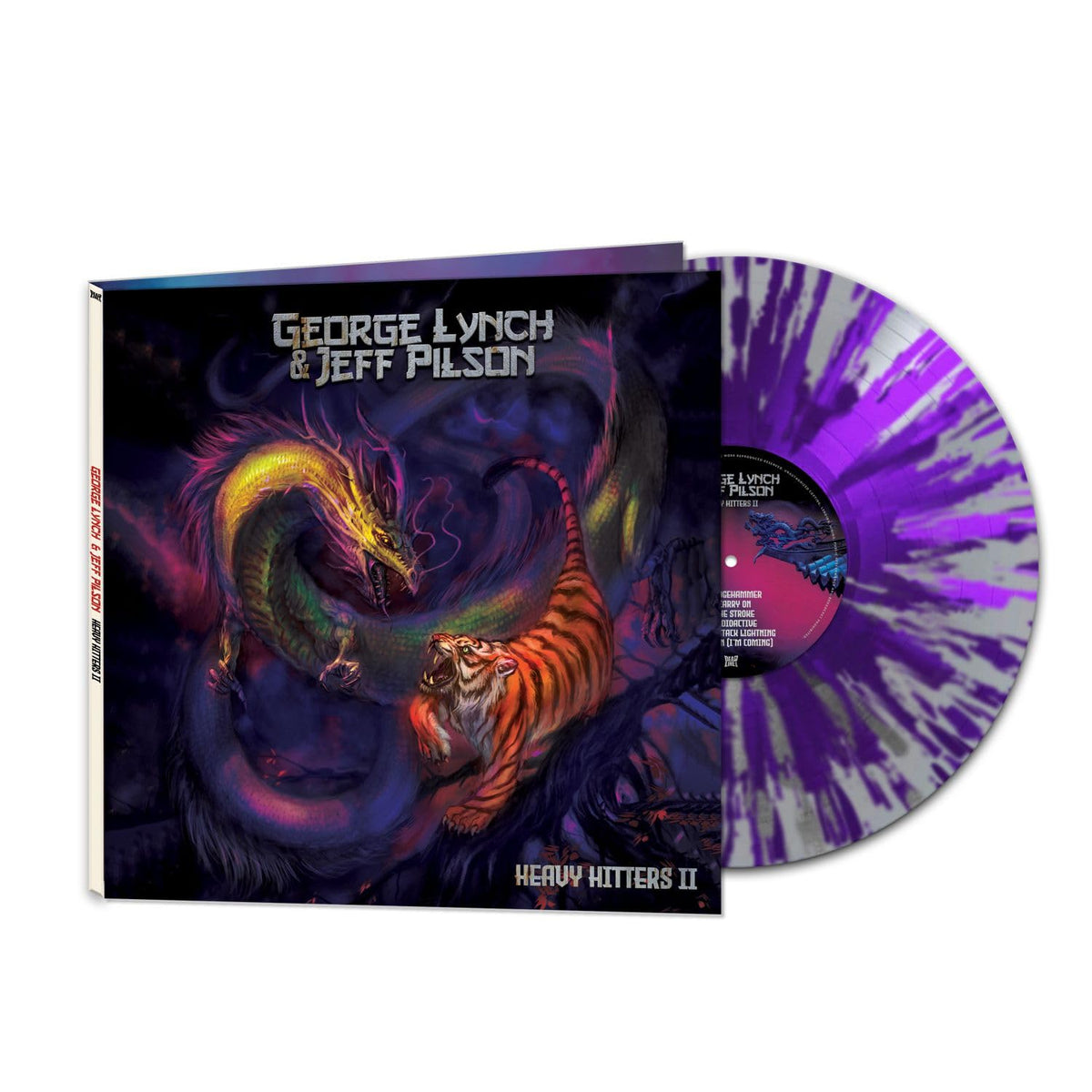 George Lynch & Jeff Pilson – Heavy Hitters II vinyl record cover