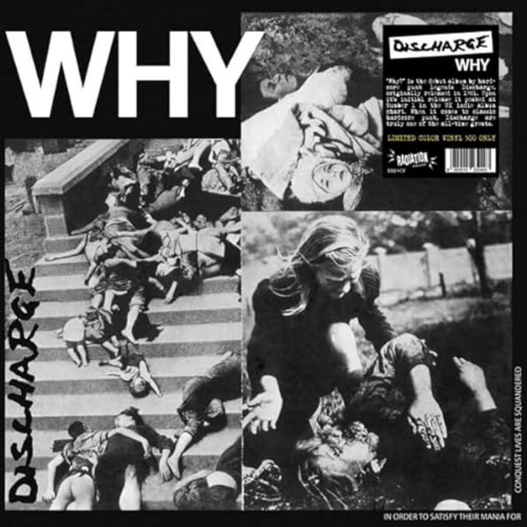 Discharge – Why vinyl record cover