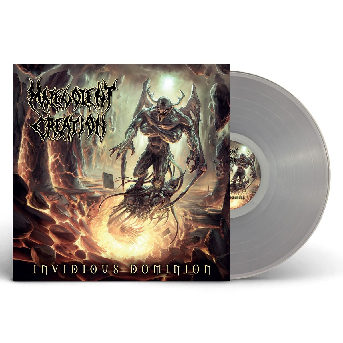 Malevolent Creation – Invidious Dominion vinyl record cover