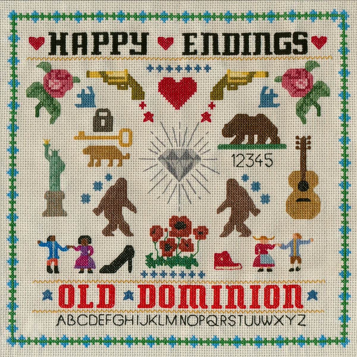 Old Dominion – Happy Endings (140G) vinyl record cover