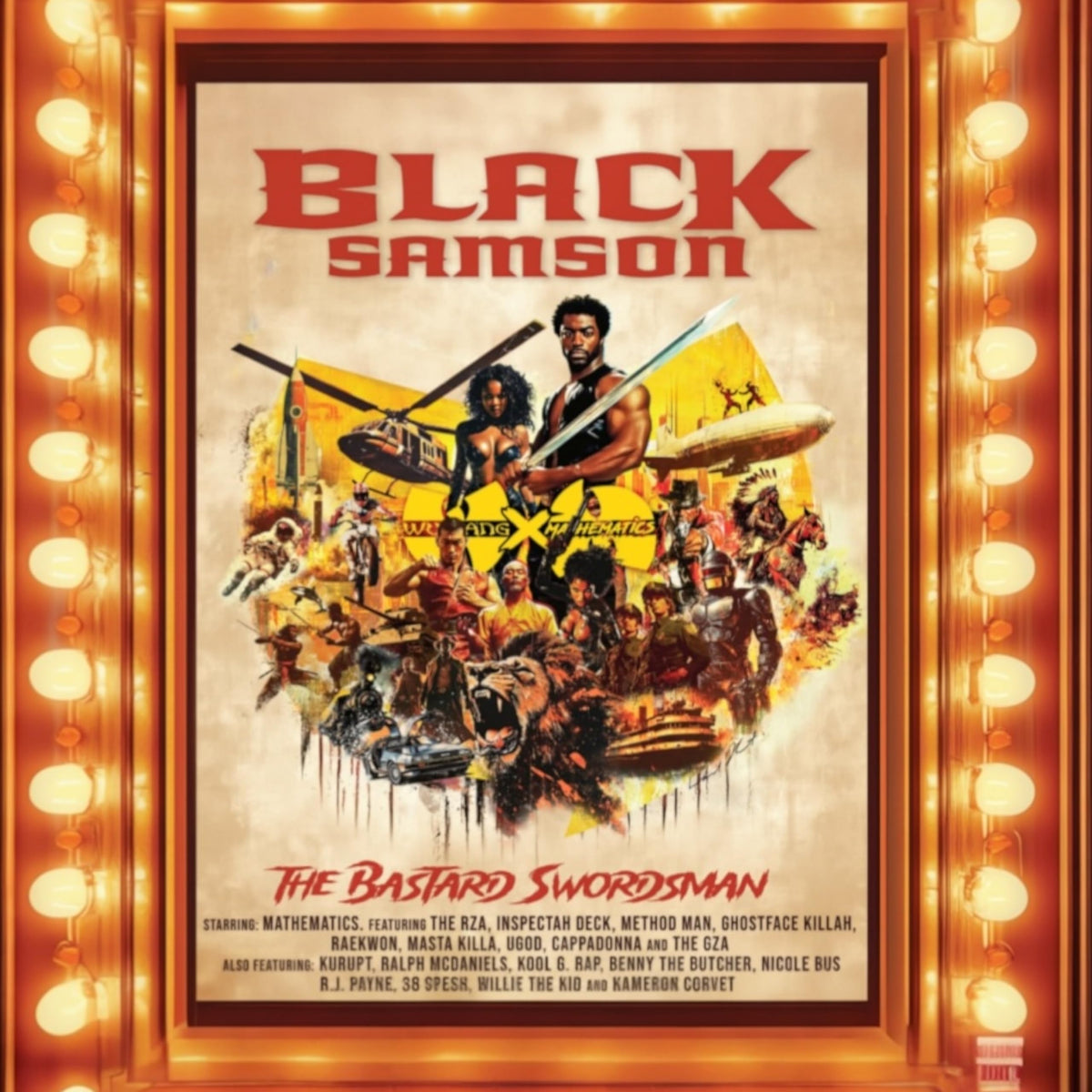 Wu-Tang Clan – Black Samson, the Bastard Swordsman vinyl record cover