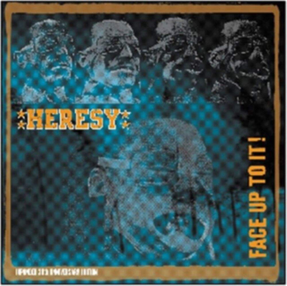 Heresy – Face Up to It! vinyl record cover