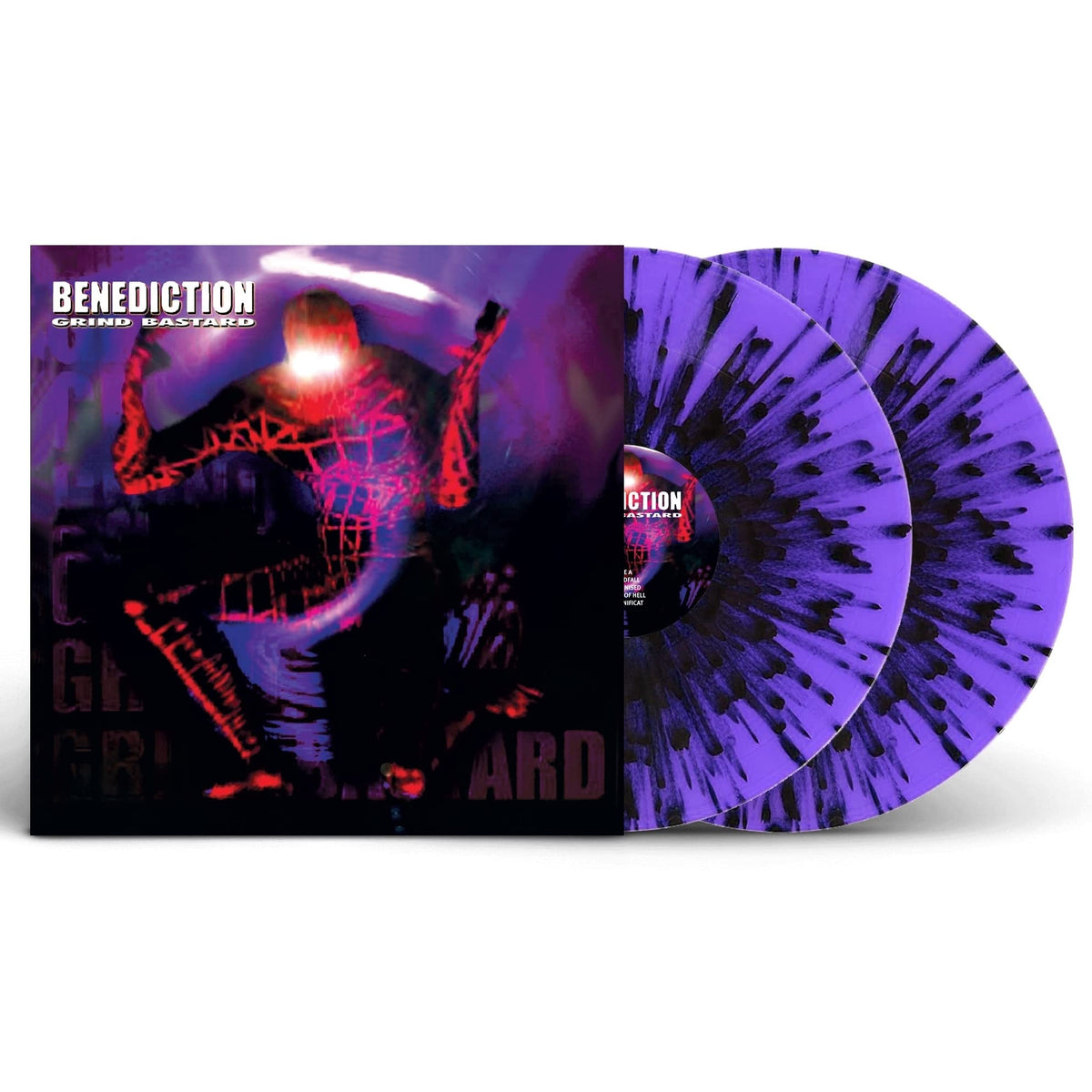 Benediction – Grind Bastard vinyl record cover