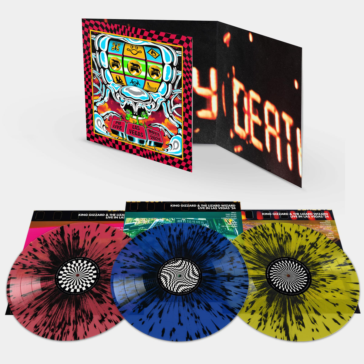 King Gizzard & the Lizard Wizard – King Gizzard - Live in Las Vegas '24 vinyl record cover