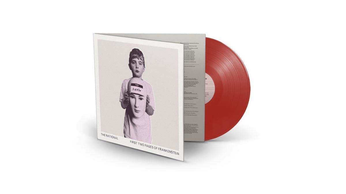 The National – First Two Pages Of Frankenstein (Indie Exclusive, Red Vinyl) (2LP) vinyl record cover