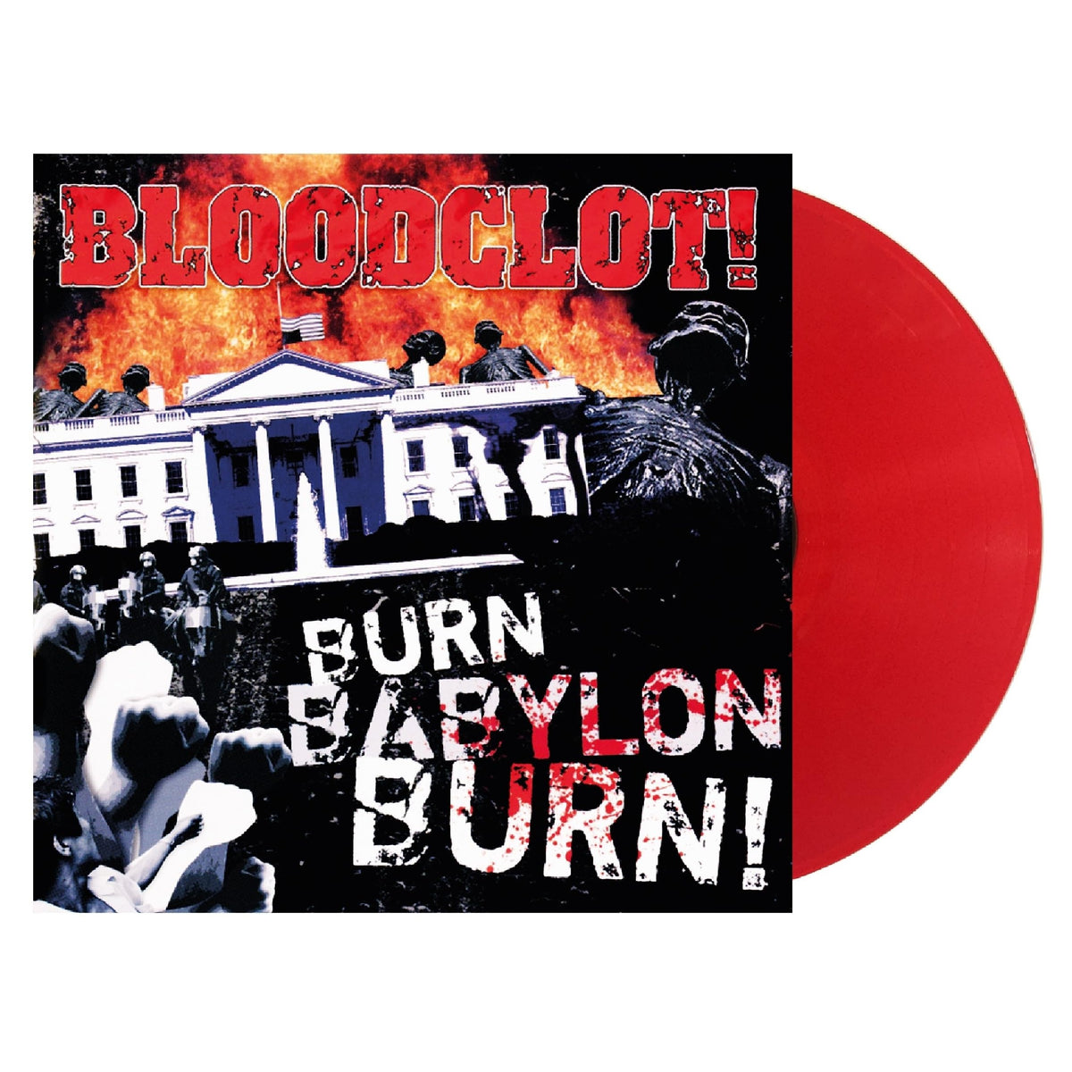Bloodclot – Burn Babylon Burn! vinyl record cover
