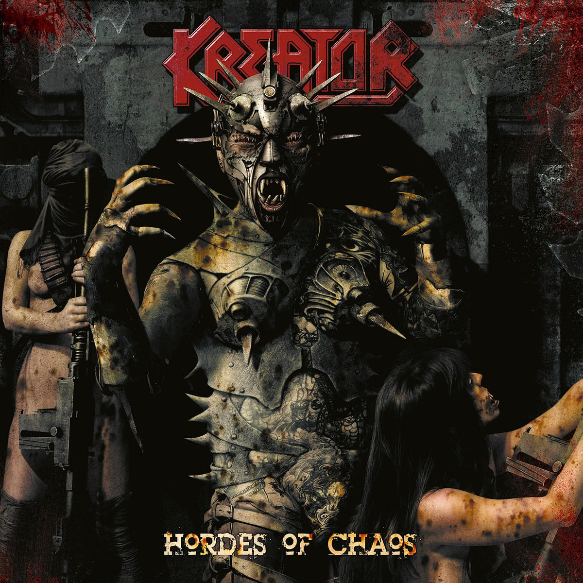 Kreator – Hordes Of Chaos (Remastered Edition) (Transparent Yellow Vinyl) vinyl record cover