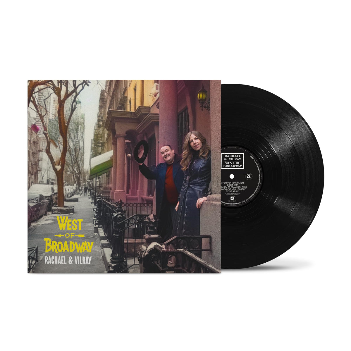 Rachael / Vilray – West Of Broadway vinyl record cover