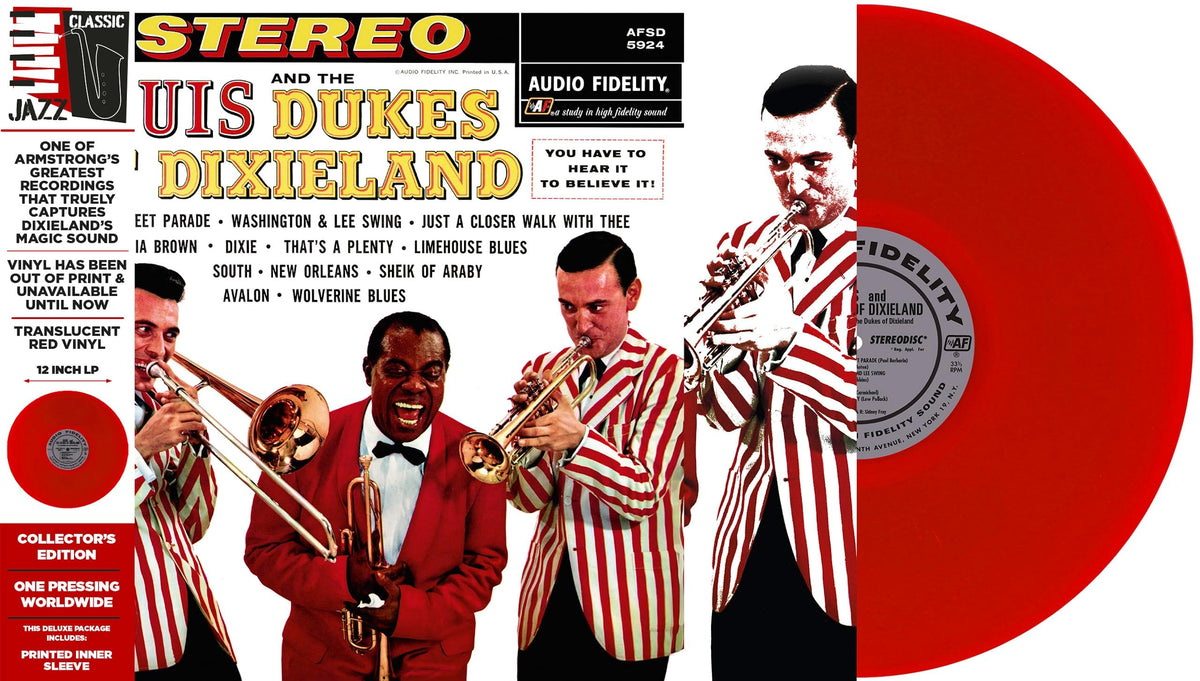 Louis Armstrong & the Dukes of Dixieland – Louis Armstrong & the Dukes of Dixieland (Coloured Vinyl) vinyl record cover