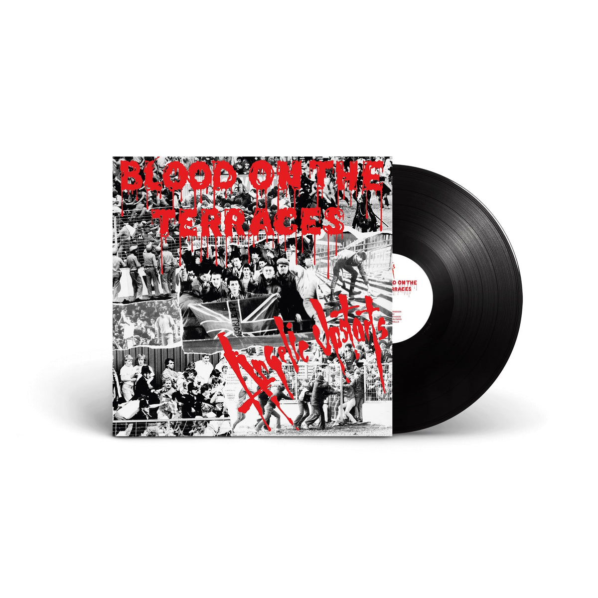 Angelic Upstarts – Blood On the Terraces vinyl record cover