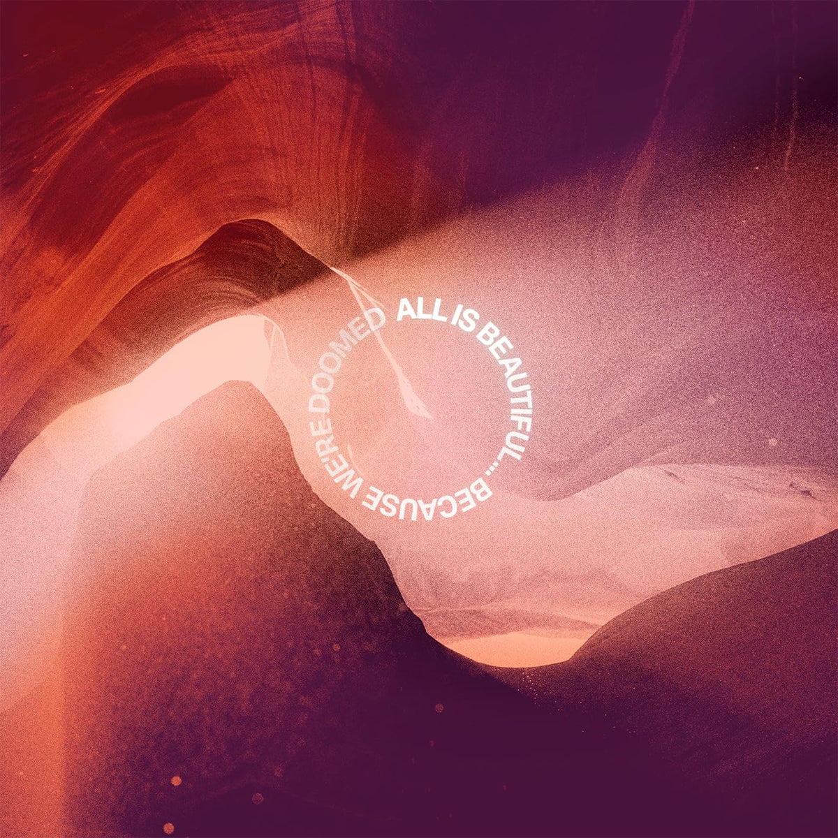 We Came As Romans – All Is Beautiful... Because We Are Doomed (Neon Pink/Purple Marbl vinyl record cover