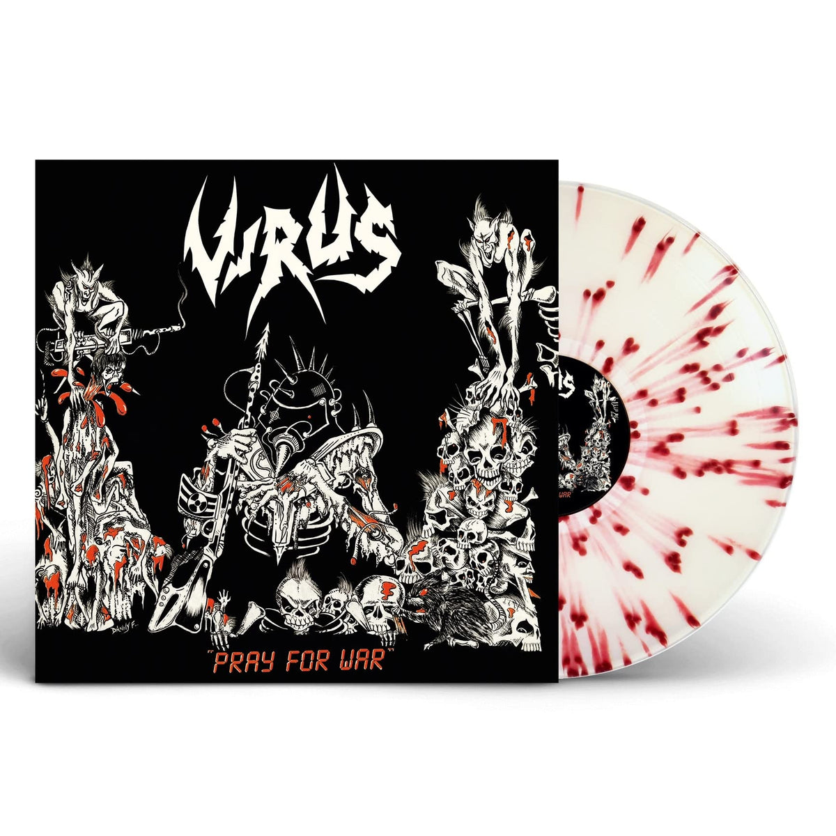 Virus – Pray for War vinyl record cover
