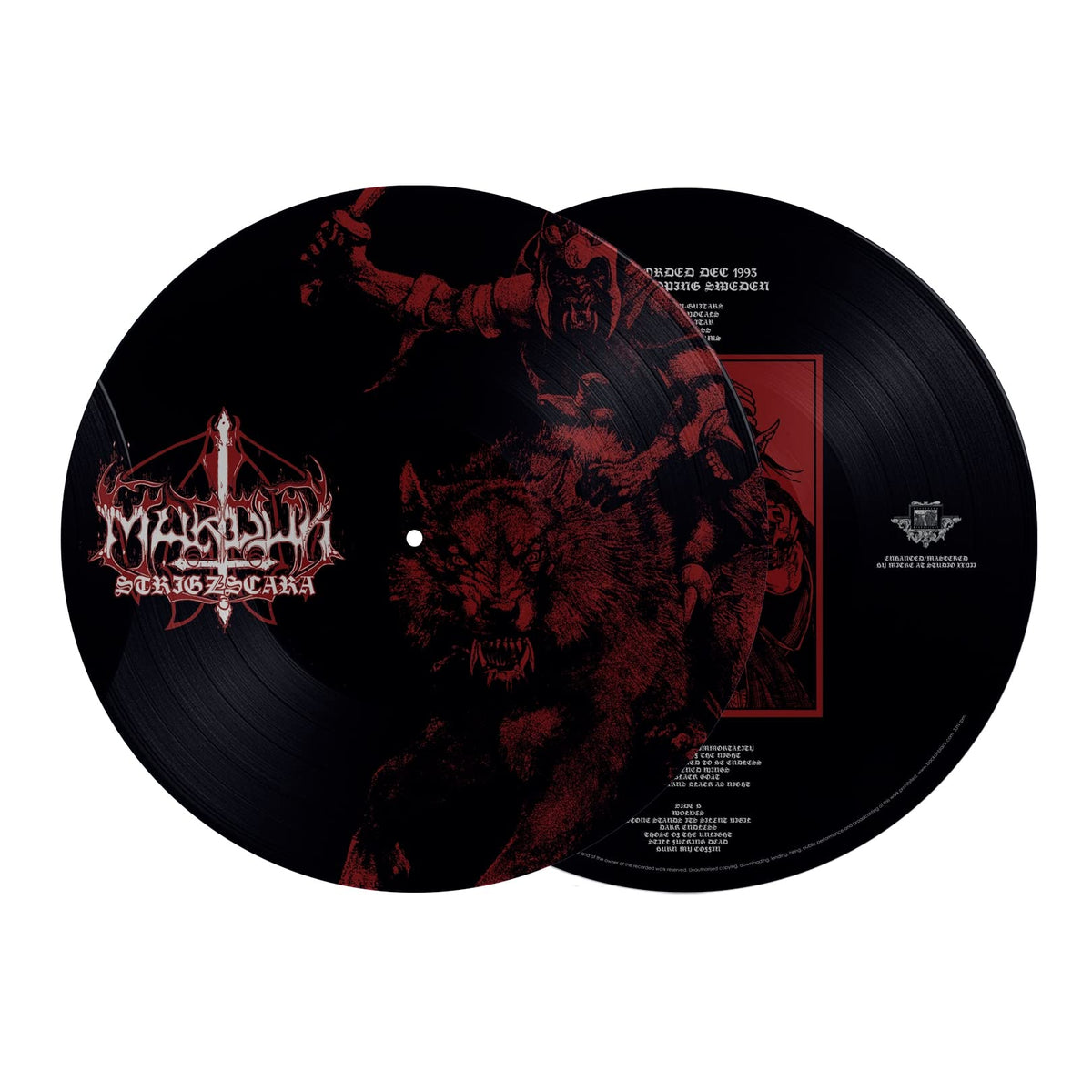 Marduk – Strigzscara Warwolf (Picture Disc) vinyl record cover