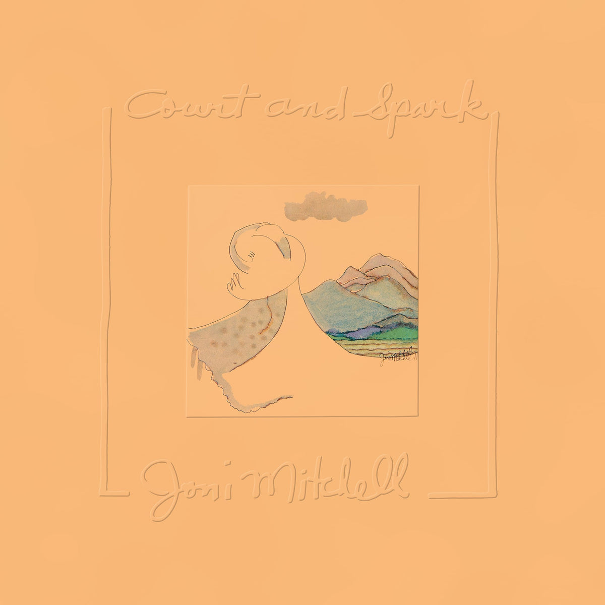Joni Mitchell – Court & Spark (Green Vinyl) (Indies) vinyl record cover