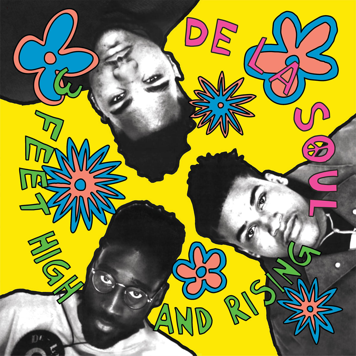 De La Soul – 3 Feet High and Rising vinyl record cover