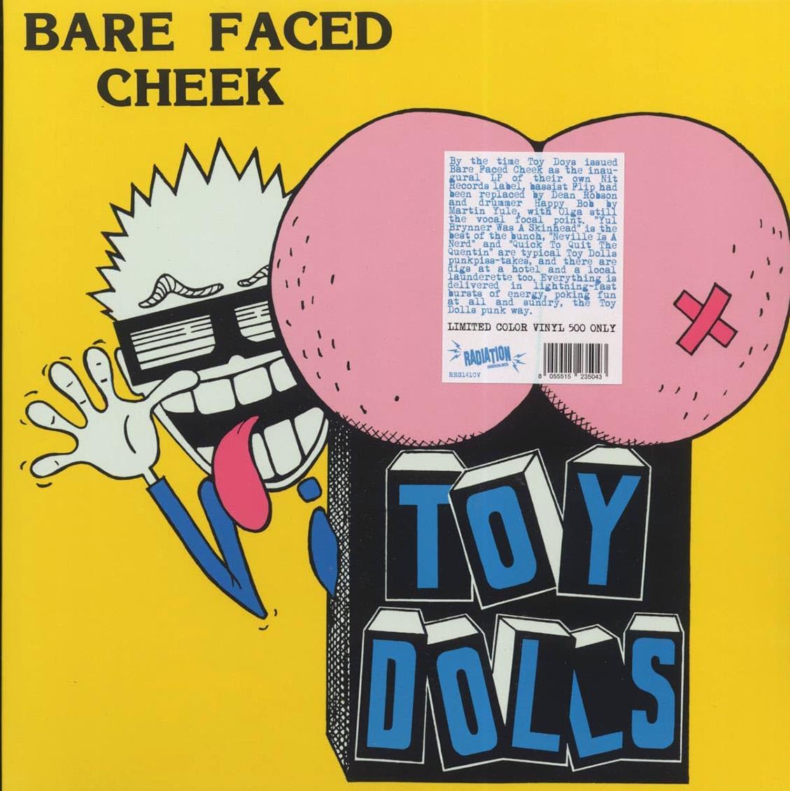 Toy Dolls – Bare Faced Cheek vinyl record cover