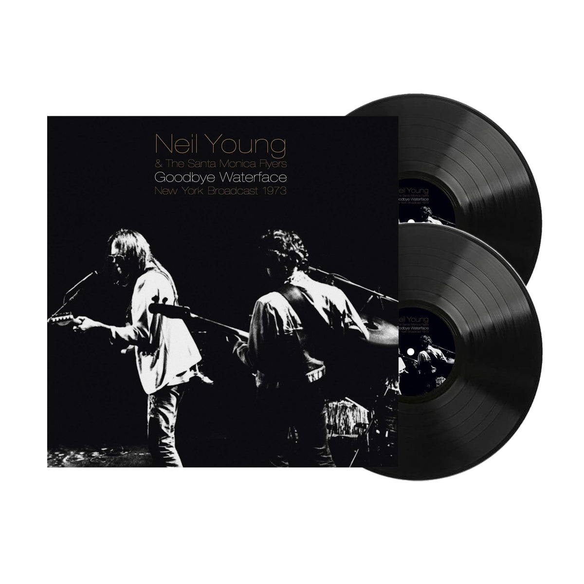 Neil Young & The Santa Monica Flyers – Goodbye Waterface vinyl record cover