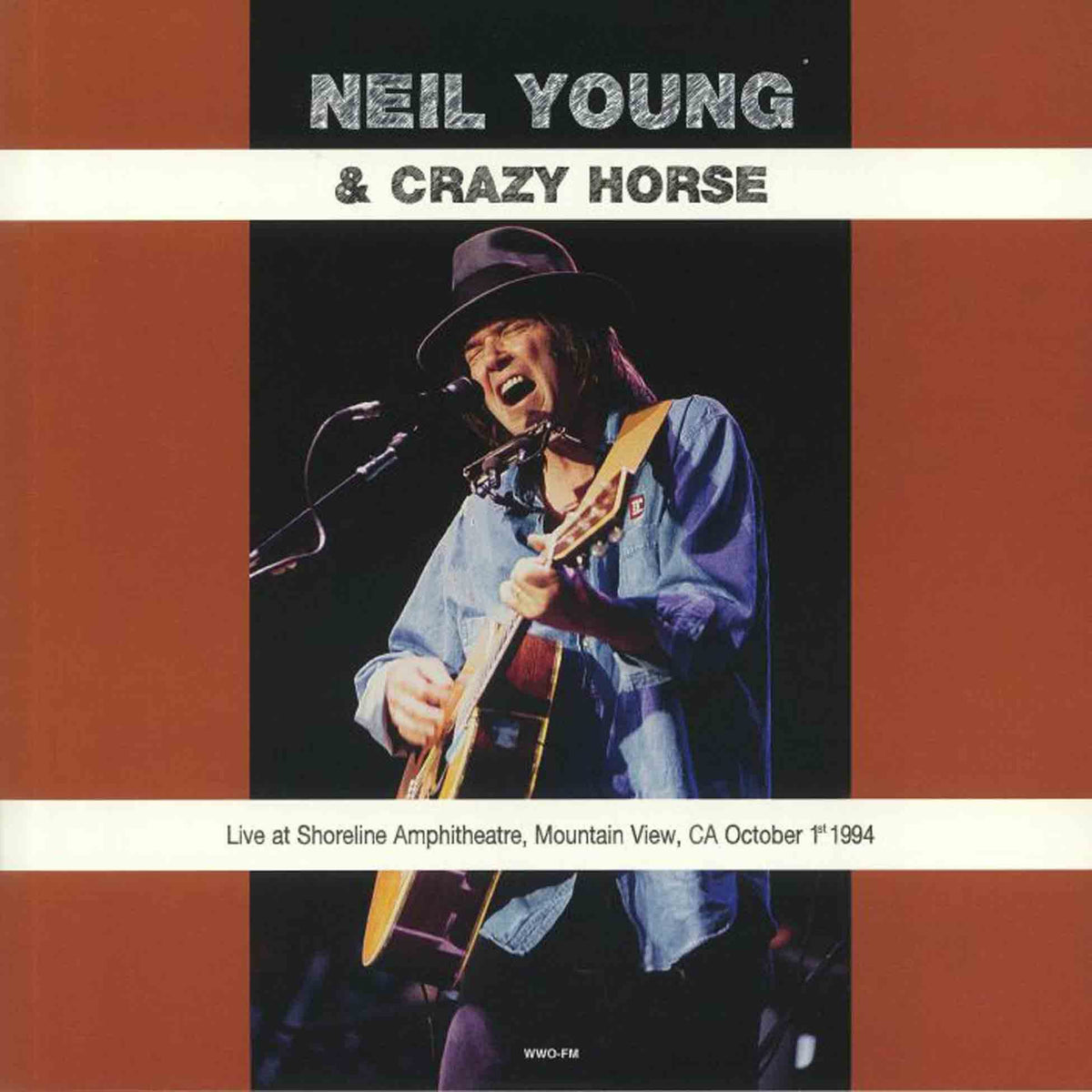 Neil Young & Crazy Horse – Live at Shoreline Amphitheatre Mountain View CA vinyl record cover