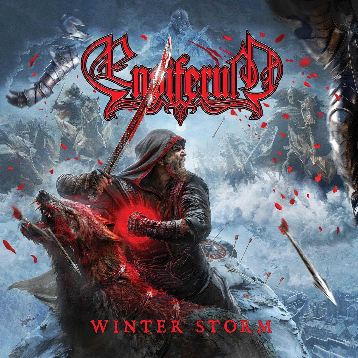 Ensiferum – Winter Storm (Frost Vinyl) (LP) by Ensiferum vinyl record cover