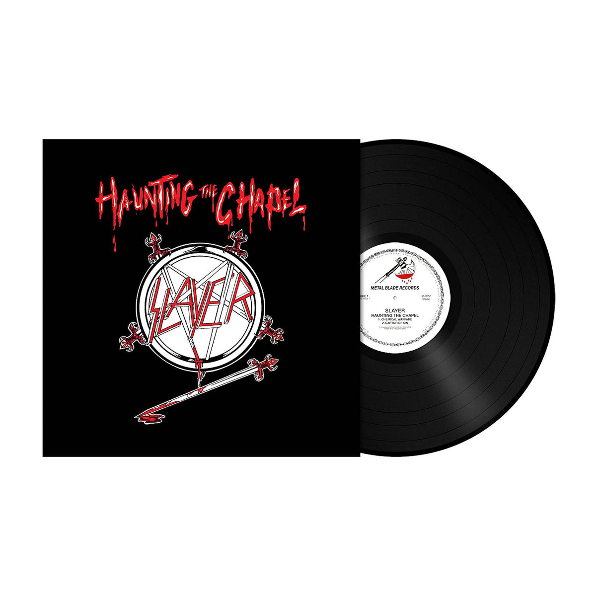 Slayer – Haunting The Chapel (180 Gram Black Vinyl) — record image 1