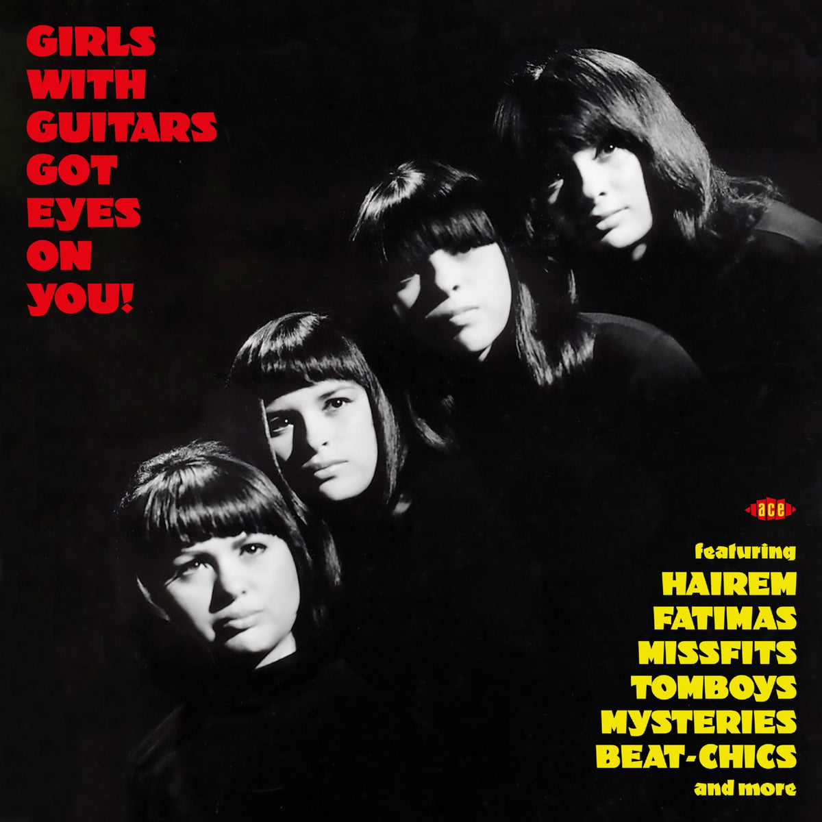 Various Artists – Girls With Guitars Got Eyes On You! vinyl record cover