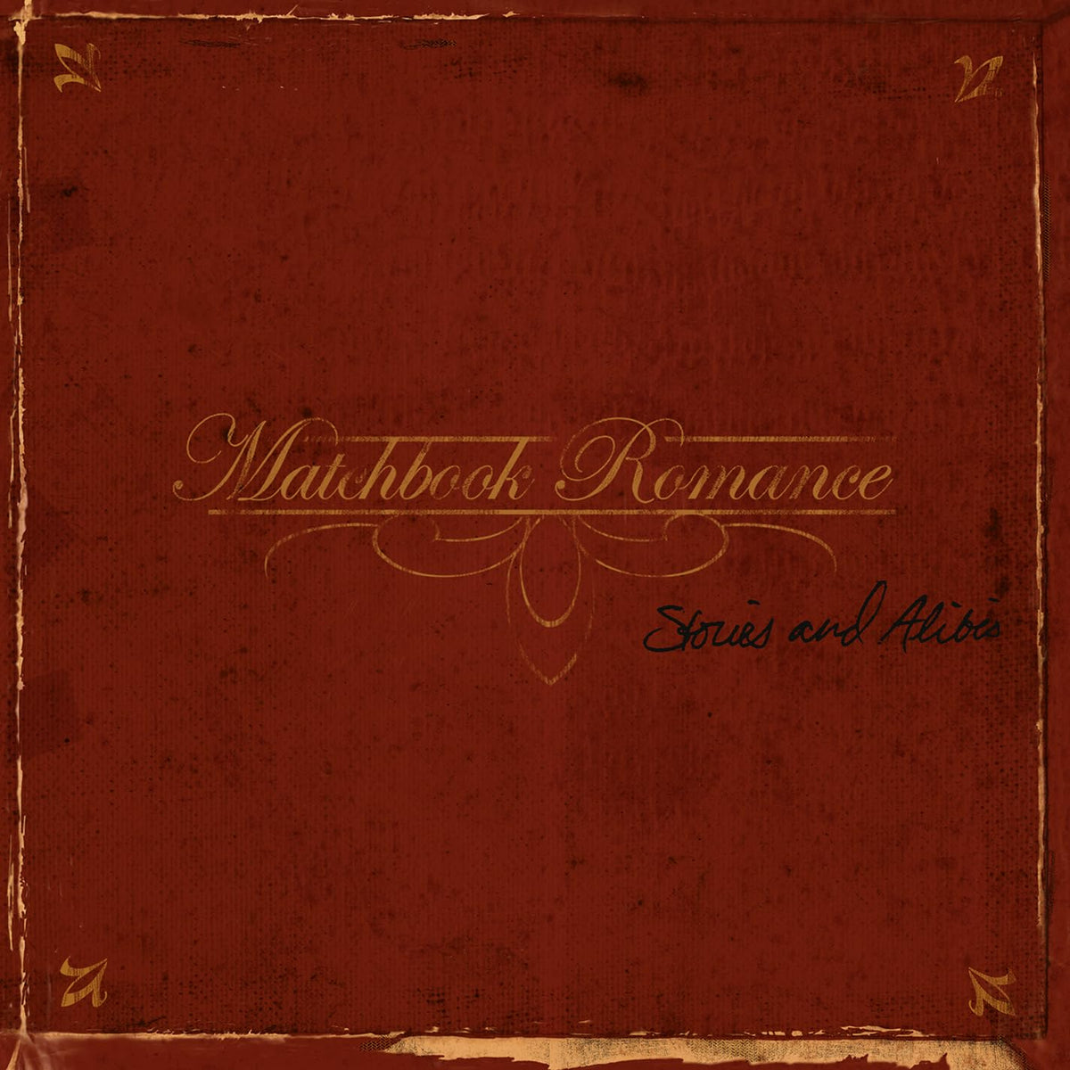 Matchbook Romance – Stories And Alibis (Red & Black Marble Vinyl) vinyl record cover