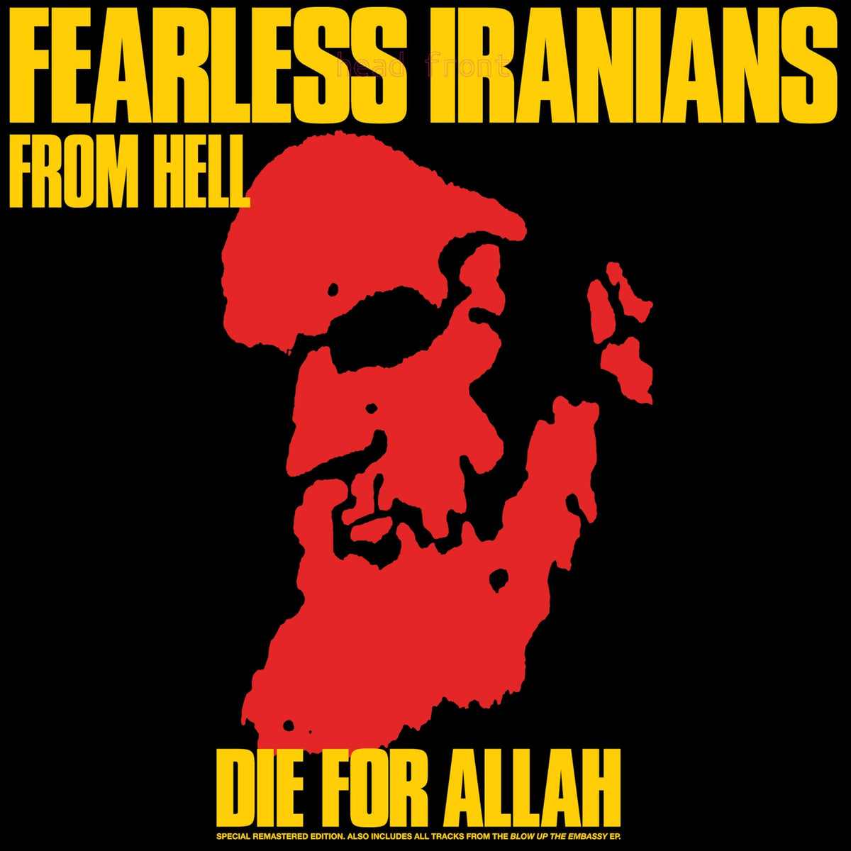 Fearless Iranians from Hell – Die for Allah vinyl record cover