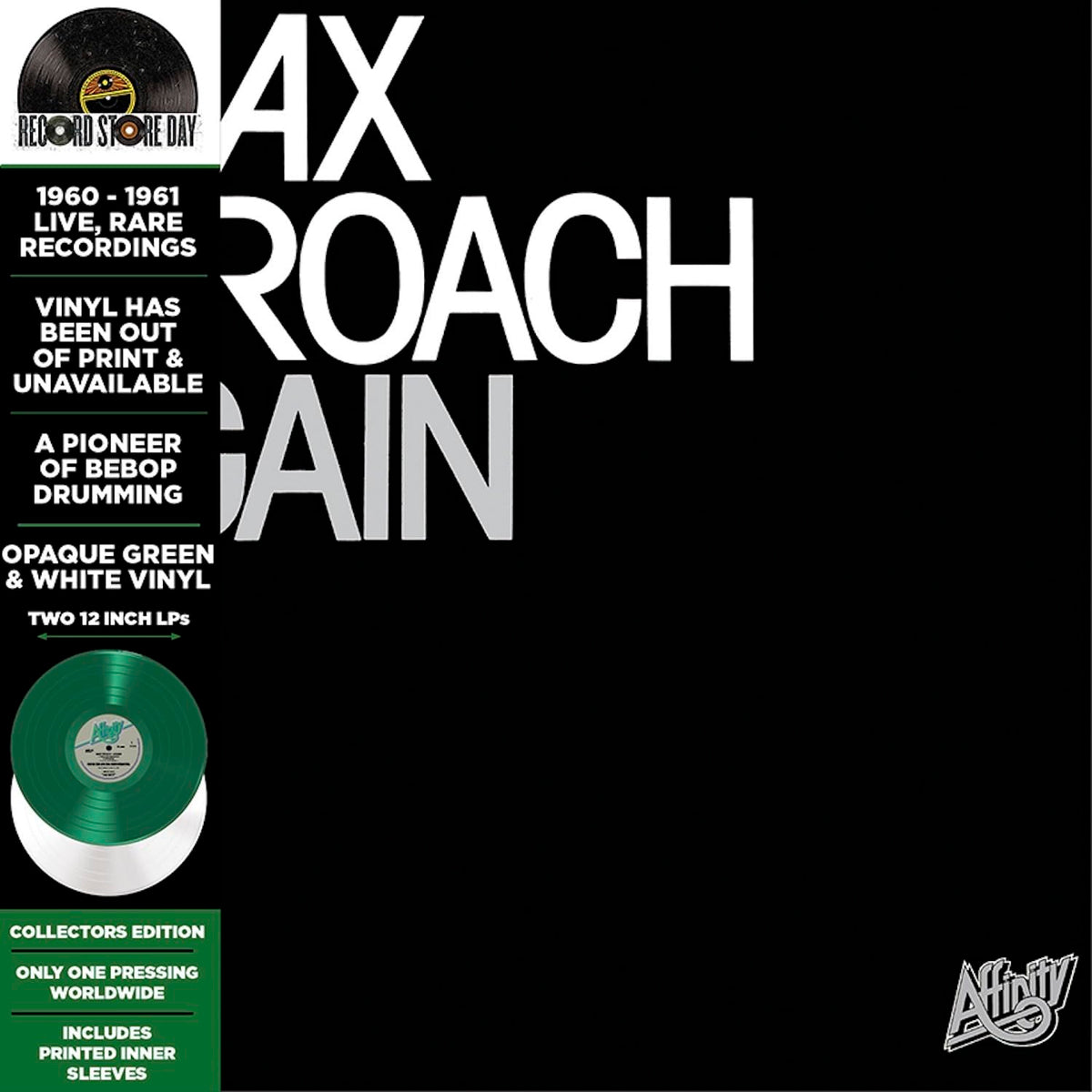 Max Roach – Again vinyl record cover
