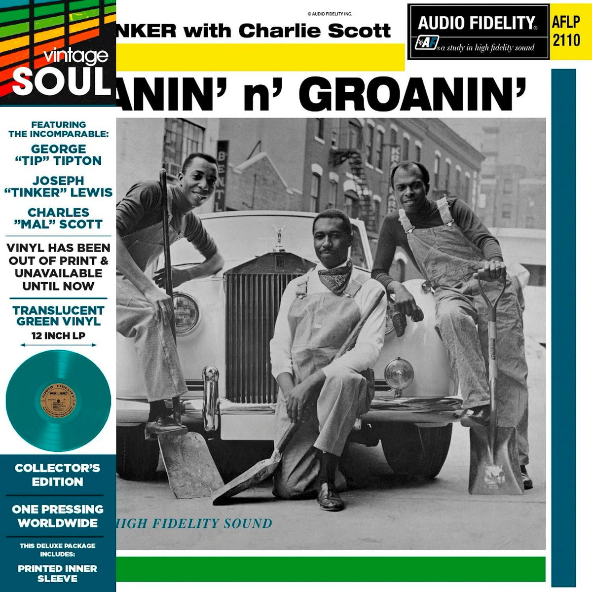 Tip & Tinker With Charlie Scott – Moanin' N Groanin' vinyl record cover