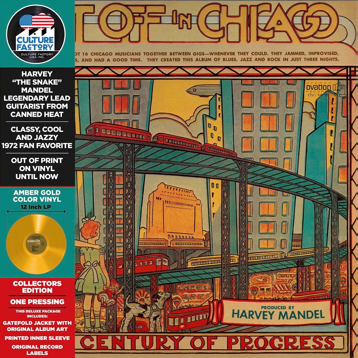 Harvey Mandel – Get Off in Chicago vinyl record cover