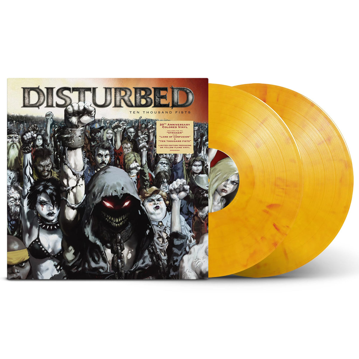 Disturbed – Ten Thousand Fists (20th Anniversary Edition) vinyl record cover