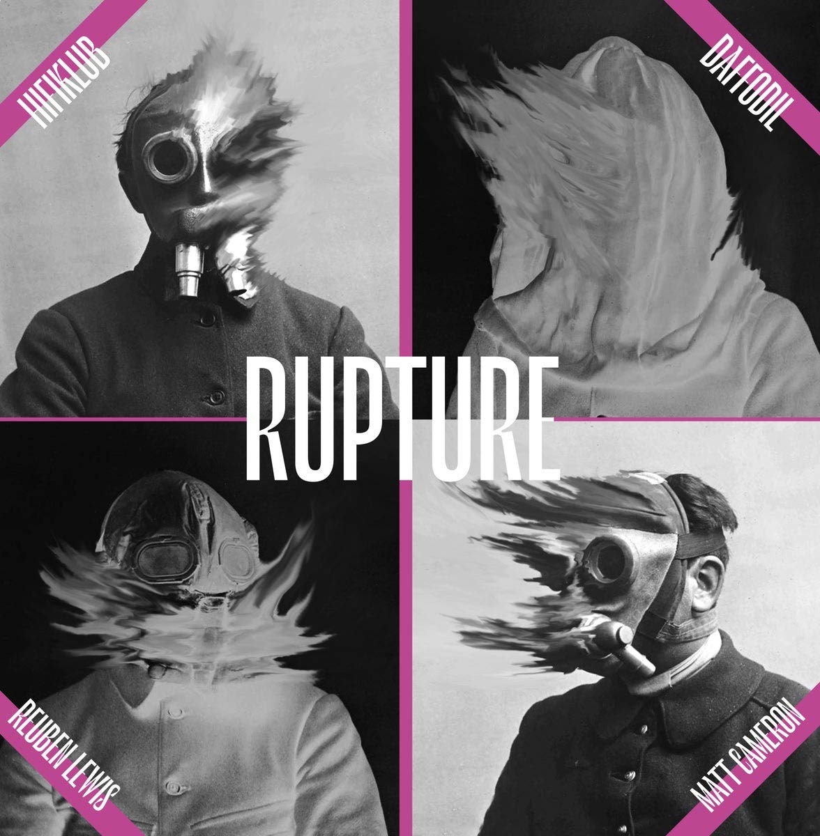 Hifiklub, Matt Cameron, Daffodil & Reuben Lewis – Rupture vinyl record cover
