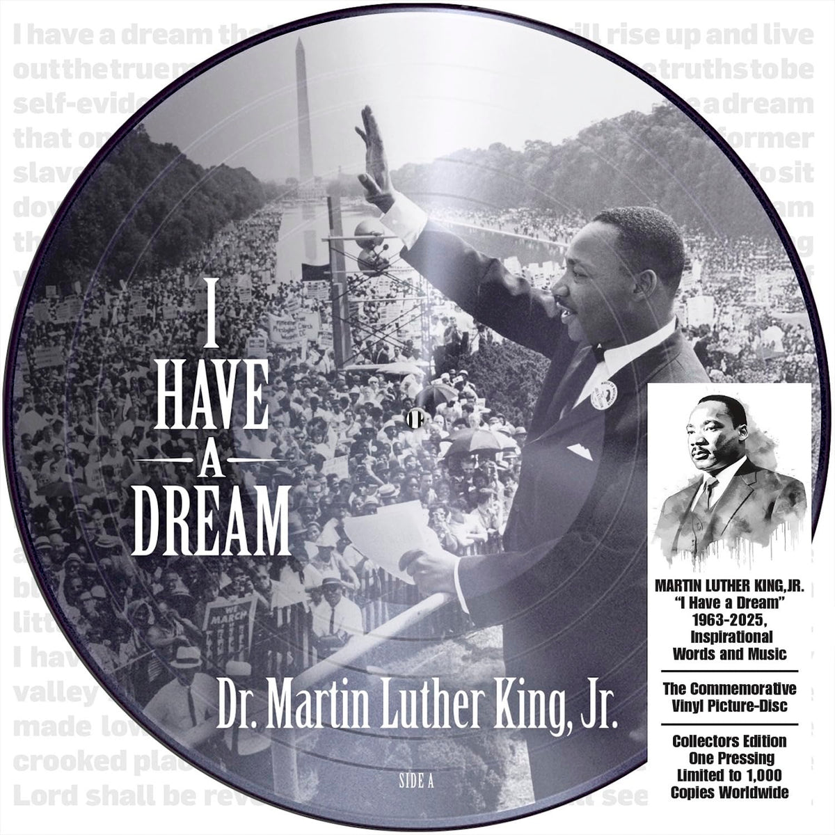 Martin Luther King – I Had a Dream vinyl record cover