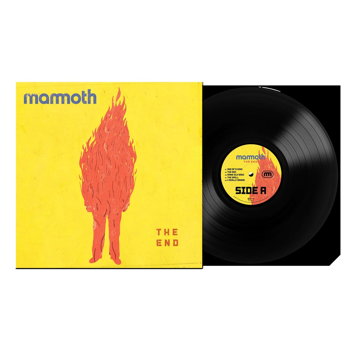Mammoth – The End vinyl record cover