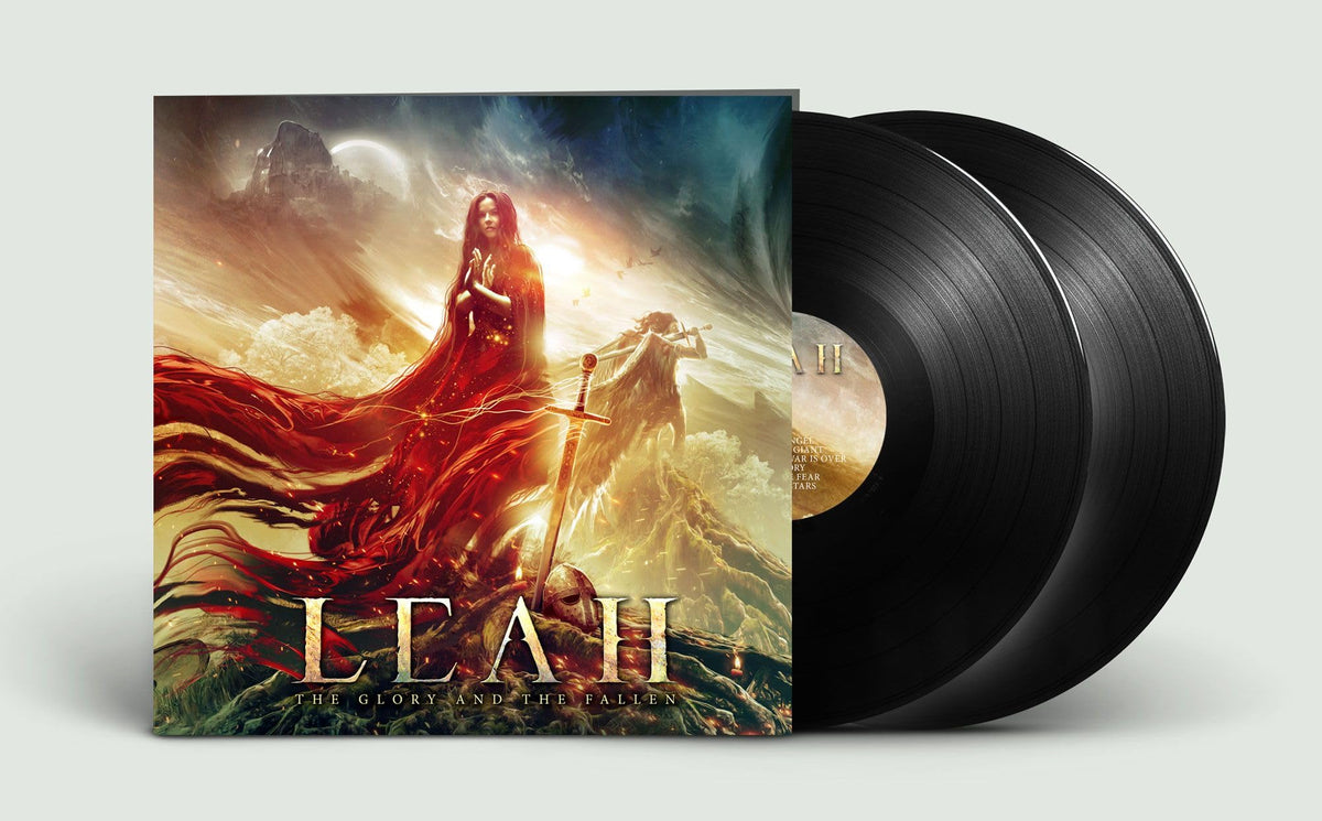 Leah – The Glory and the Fallen vinyl record cover