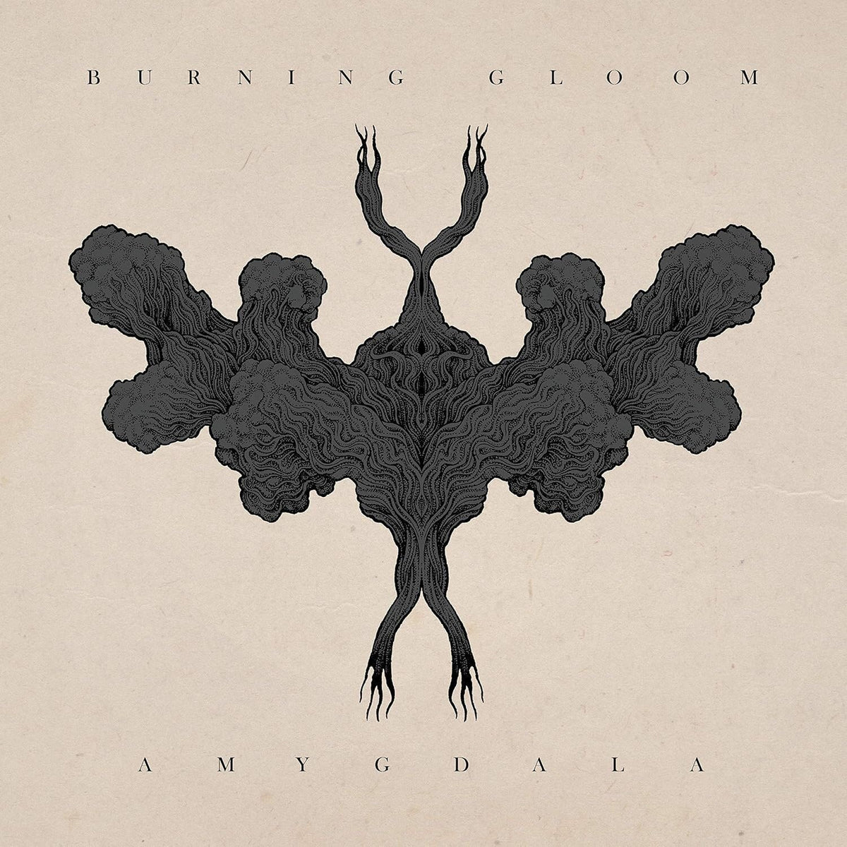 Burning Gloom – Amygdala vinyl record cover